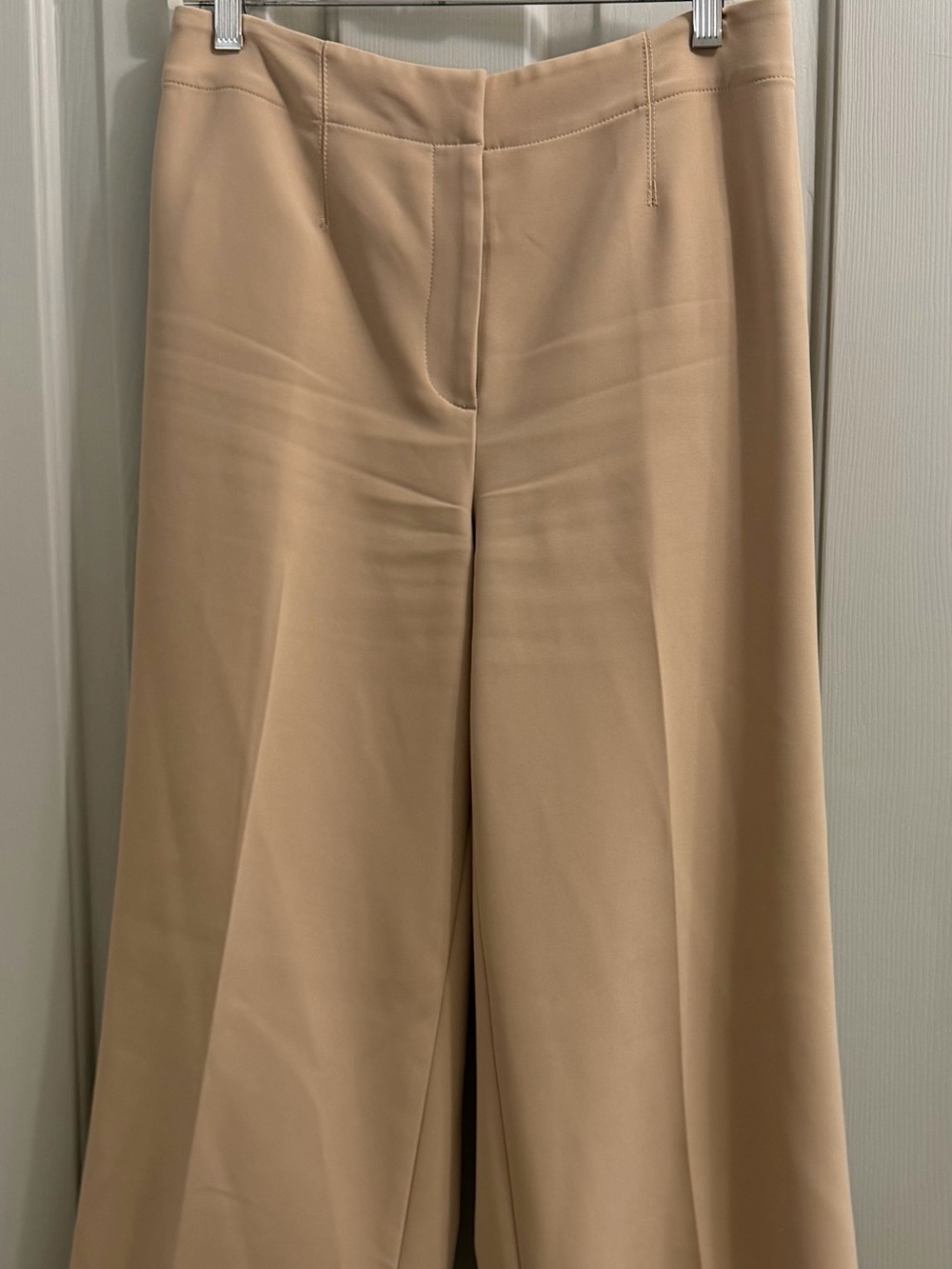Ann Taylor Wide Leg Pants Camel Tan Khaki Color Size 4